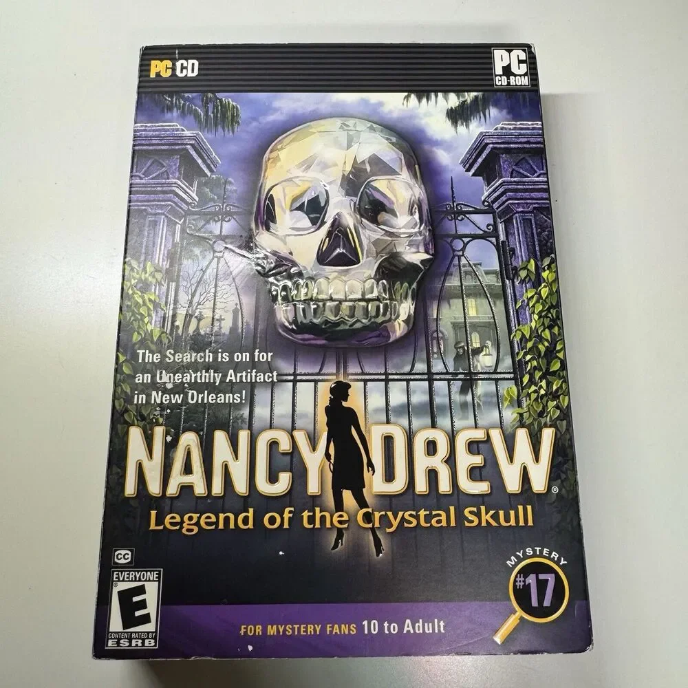 Nancy Drew Legend Of The Crystal Skull PC 2007 Complete Packaging Manual
